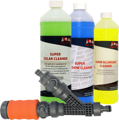 Zeepdispenser en reinigingsmiddel