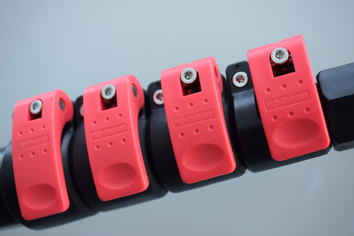 Telescoopsteel sluitingen