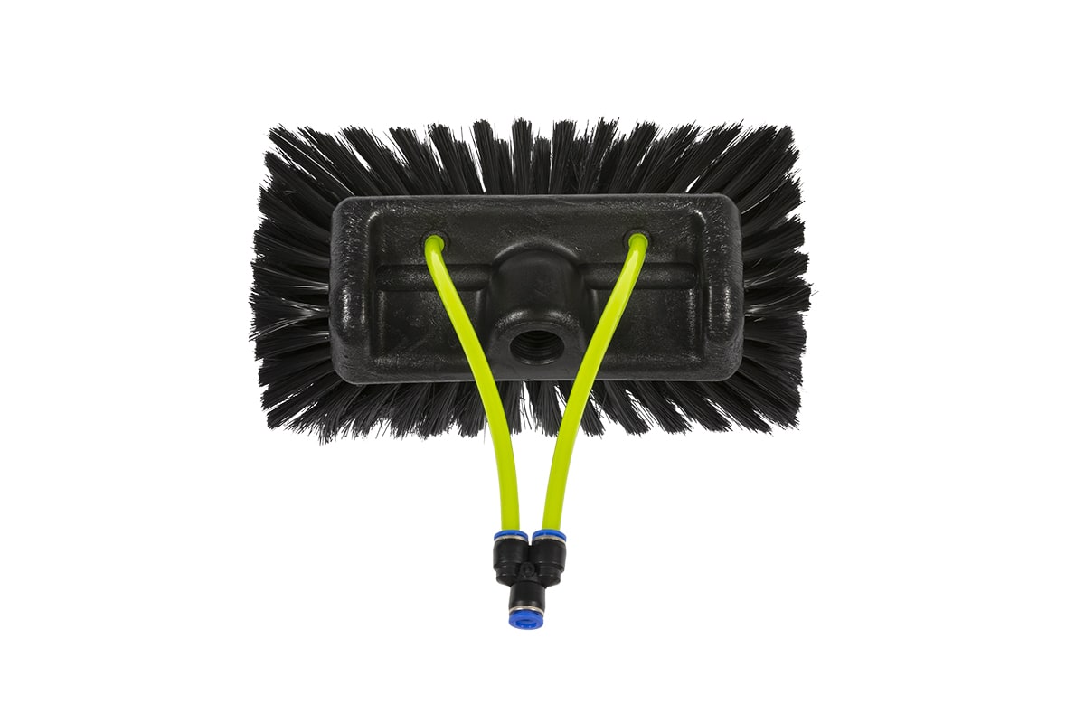 Vijfvlaksborstel voor telescoopsteel