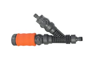 zeepdispenser voor een telescoopsteel