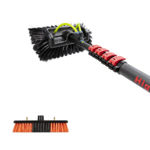 Aluminium Telescoopsteel met Vijfvlaksborstel